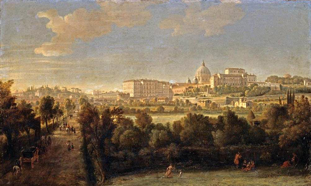 view of saint peter's and the vatican seen from prati di castello